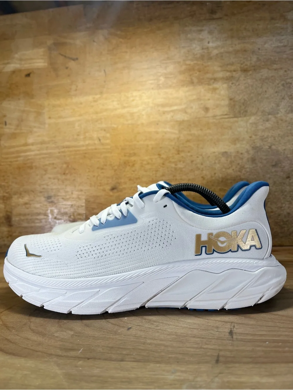 Hoka One One Arahi 7 CUSHIONED Mens Size 10.5 Running Shoes Sneakers Blue